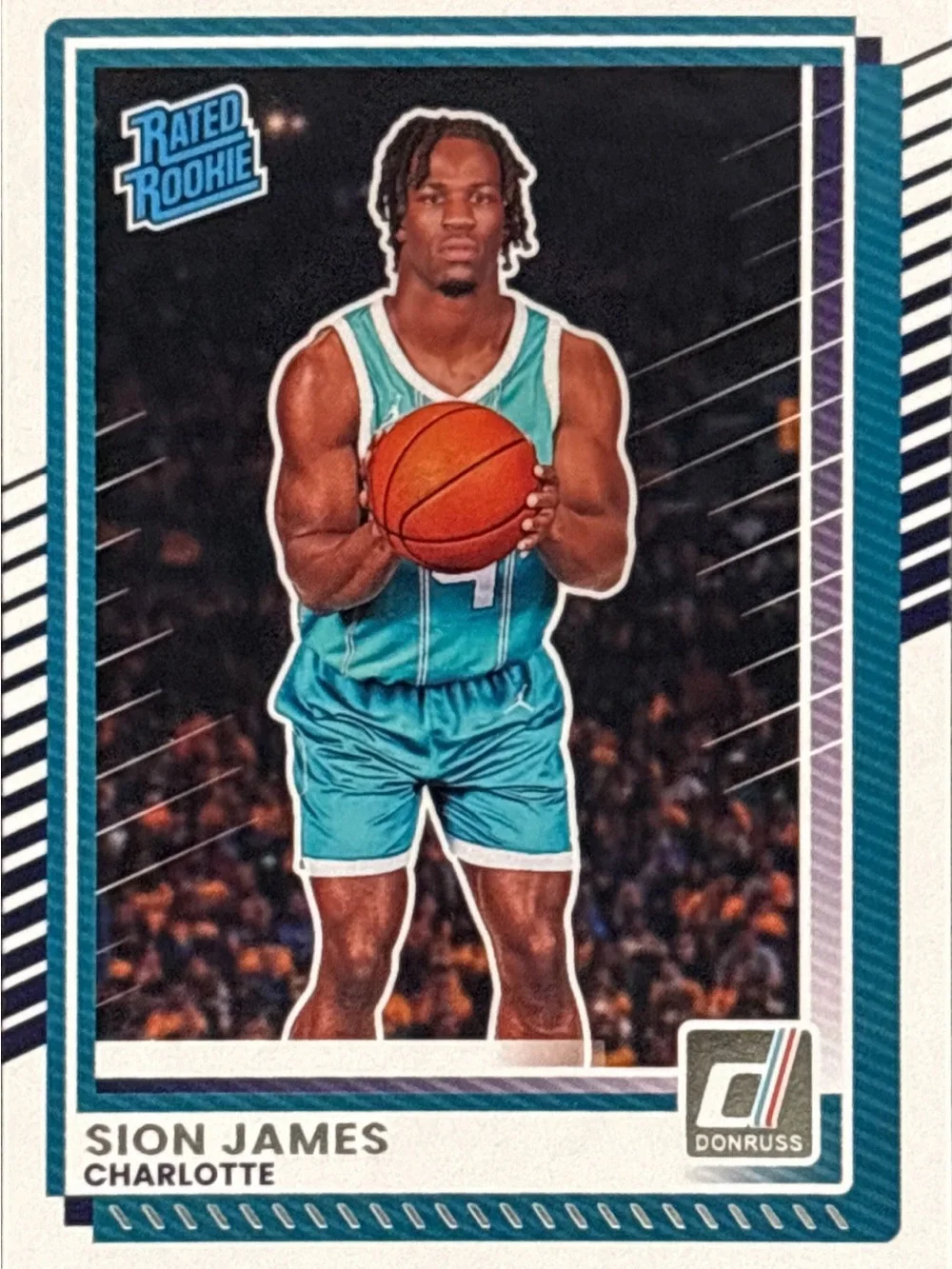 Panini Donruss Sion James  Basketball Rated Rookie Card